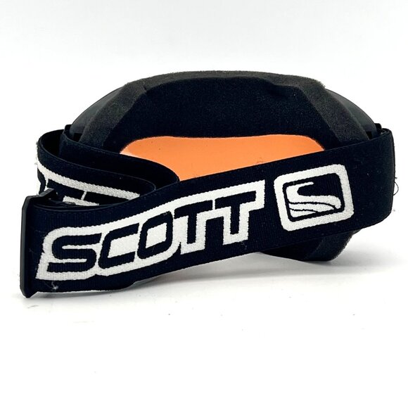Scott Adult Ski Snowboard Goggles Black Frame Amber Lens Adjustable Strap - Picture 4 of 15